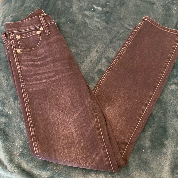 J. Crew denim black wash slim straight jean size 24 - Picture 4 of 6